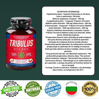 ZDRAVAR – Tribulus + Maka + Sikavica